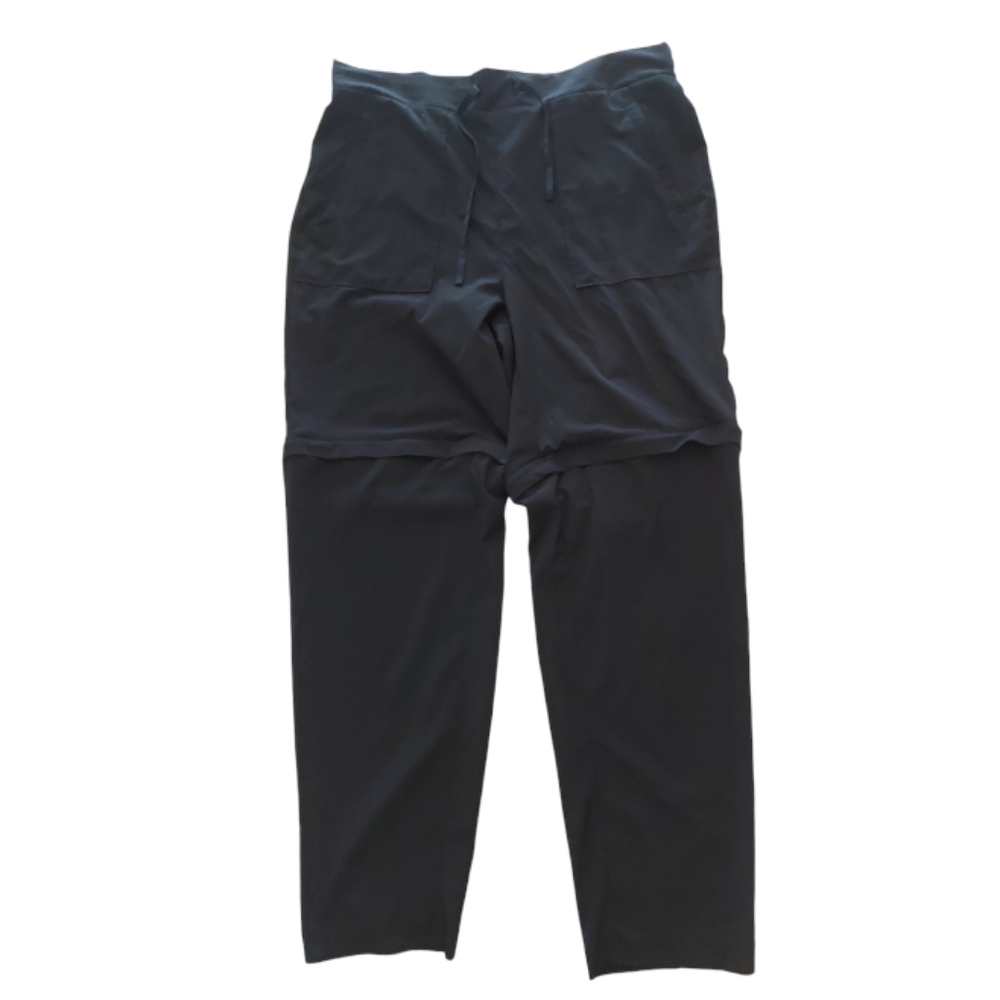 Nola Black Athletic Zip Off Convertable Pants